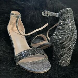 Kara Pewter Sandals (Like New)